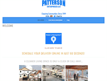 Tablet Screenshot of pattersonwaste.com